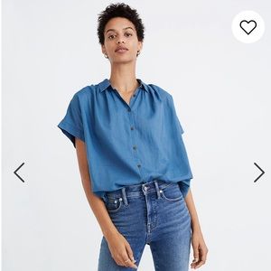 Madewell Central Shirt in Bright Indigo